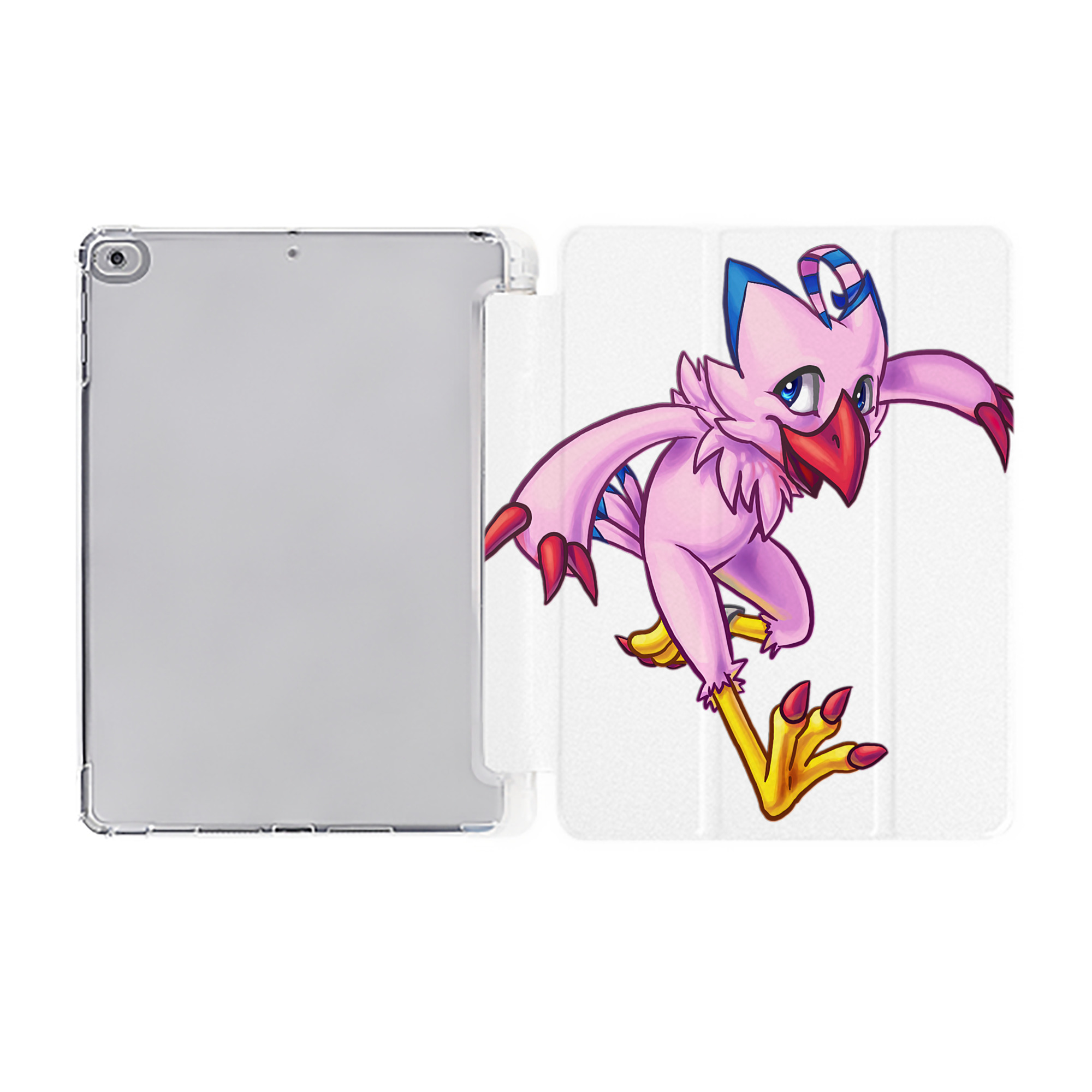 （画像用） Digimon デジタルモンスター/デジモン IPad ケース ペン収納付き 三つ折りスタンド PUレザー×シリコン 対応機種9.5/10.5/10.9インチ